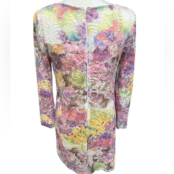 Rachel Rachel Roy Women’s Purple Multi Color
Printed Lace Dress Size 2 - Picture 3 of 5